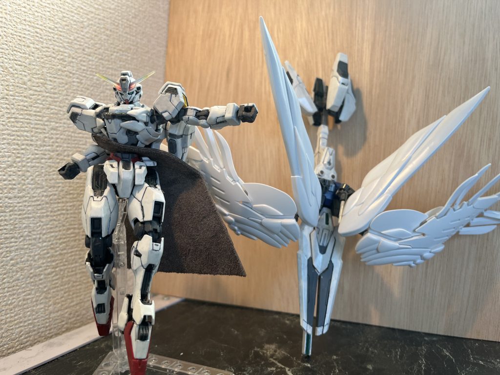 バリアブルロッドライフルは翼と合体させて、鳥の使い魔っぽく出来るようにとは構想はしてた。