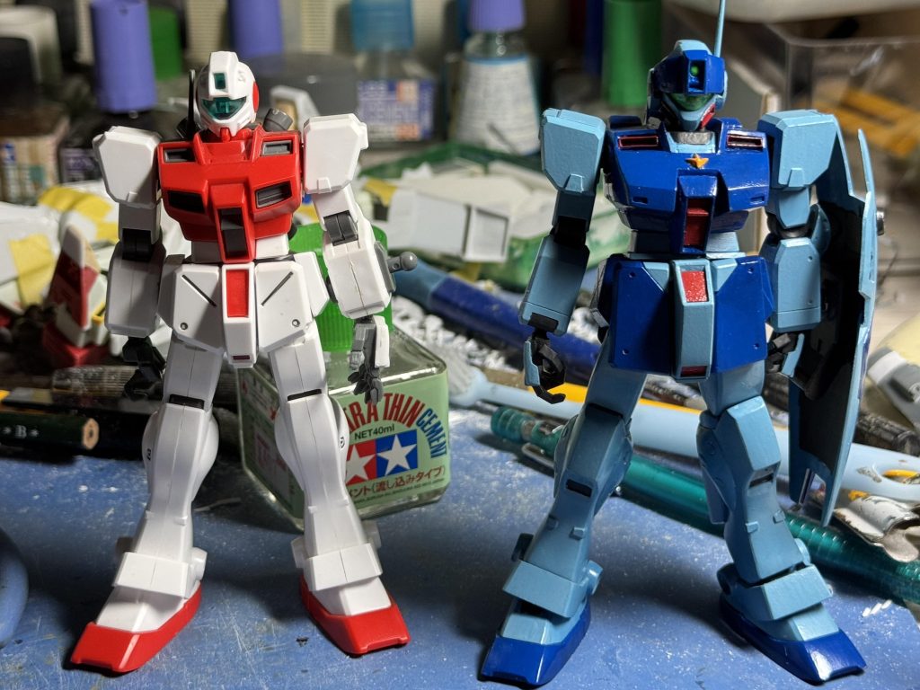 パチ組のジムコマと見比べてもらえるとわかりやすいかと思います最後までご覧いただきありがとうございました