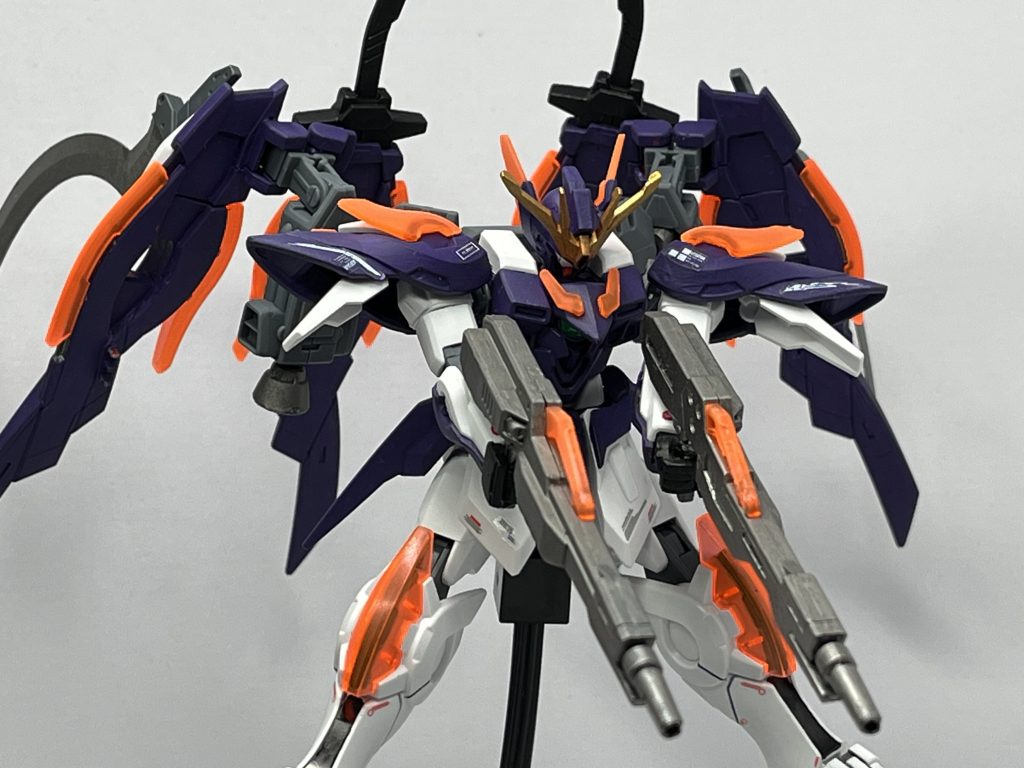 カトル『やっぱり今度も負ける戦いだな…頑張ったんですがライフル接続して構えるの出来るんですかコレ(；ω；)