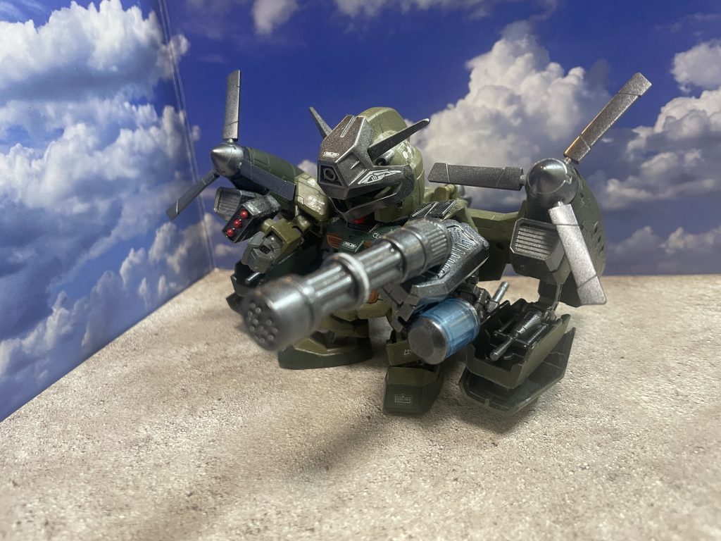 アクアシューターのガトリングってデカくてSD向きな気がしています！