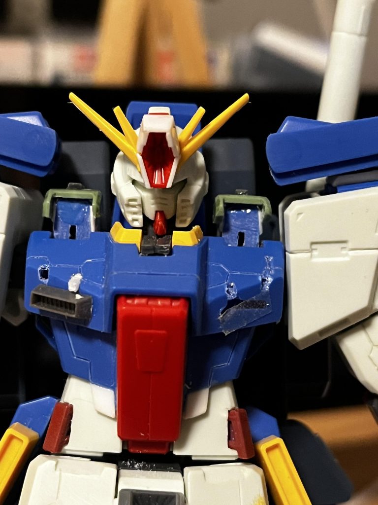 ハイメガの大型化、フェイスパーツを切ってリフトアップ小顔化ここらへんもセイラマスオさんの作例を参考に