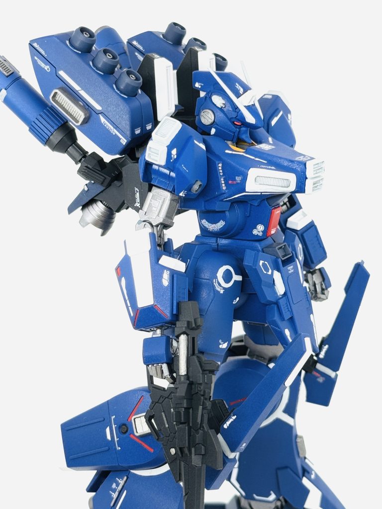 塗装メモ青外装 Tレーシングブルー他複数の青を混色濃い青部 Gマーズダークブルー他フレーム Gフレームメタリック1白い塗り分けはシタデルカラーで筆塗り