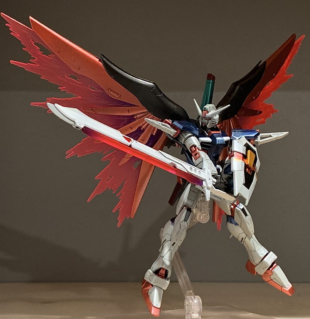 サンライズパース。デスティニーの良さを活かしきれていないカメラアングル。写真撮るの難しいです。 