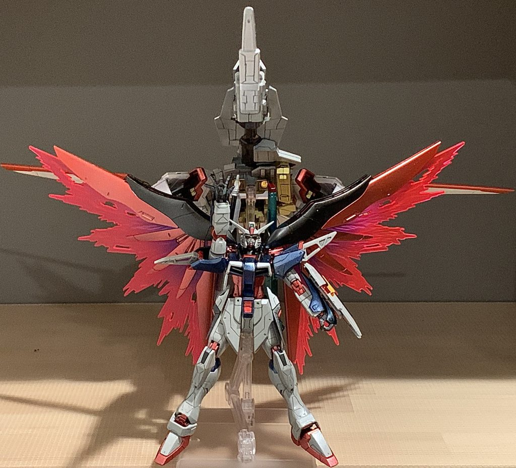 ゼウスシルエット召喚!デスティニーガンダムスペックⅡと融合!