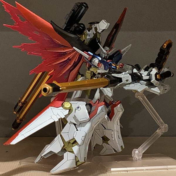 HGデスティニーガンダムスペックⅡ&ゼウスシルエット　全塗装