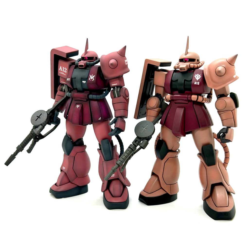 旧 HG シャアザクをベースに改修したヤツと📸