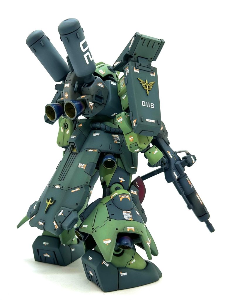 しょうがないので過去作をリビルド!一旦、塗装を剥がして スジ彫りの追加、ディテールの追加、一部関節の見直し…
