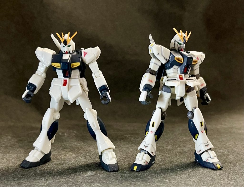 腰部とフロントアーマーの可動域の違い。おわかりいただけただろうか(笑)