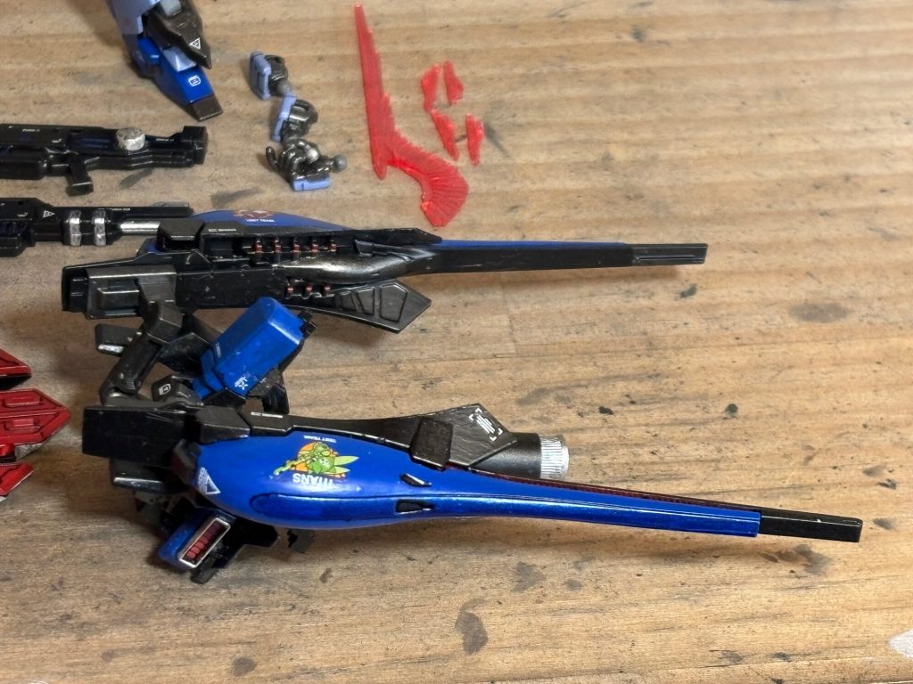 プリムローズパーツ一部改良。腰部背面に設置。(安定のえんぴつキャッププロペラントブースター)