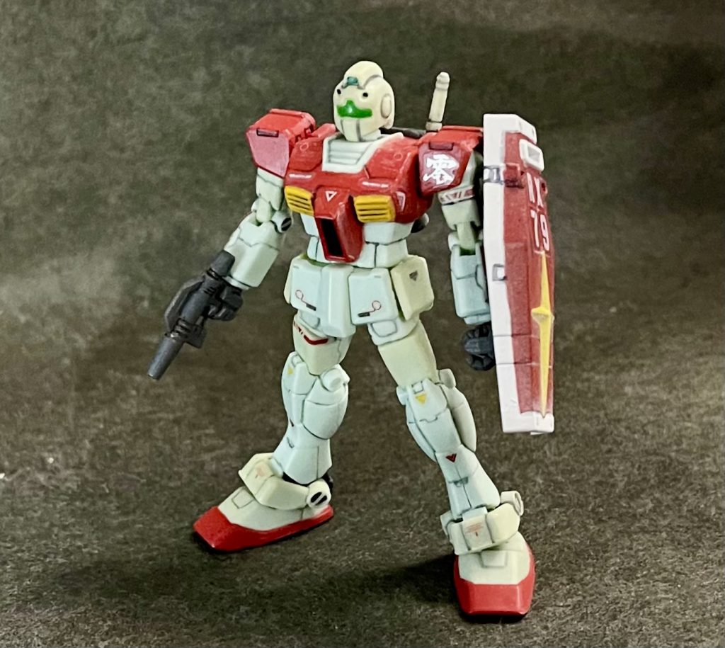 20年以上も前の商品なので、経年劣化でPVCパーツが変色しちゃってますがまあ、そういう色の機体っつー事で｡ﾟ(ﾟﾉ∀｀ﾟ)ﾟ｡ｱﾋｬﾋｬ