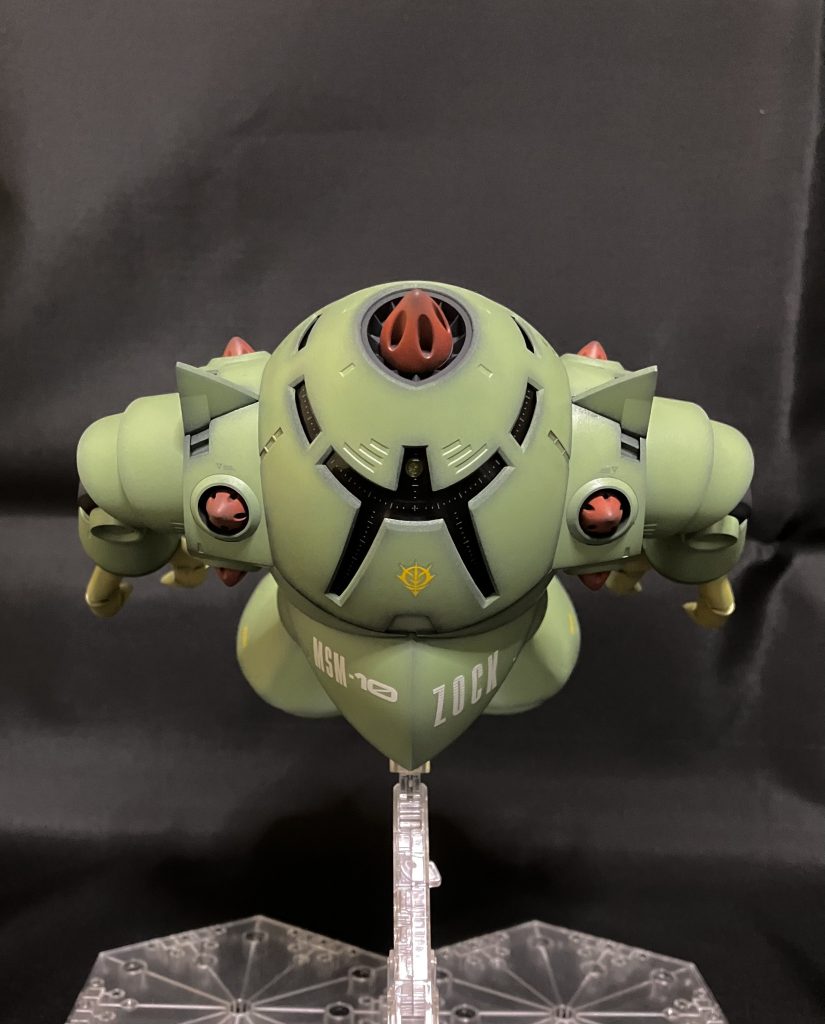 HGUCゾック 黒立ち上げグラデーション塗装–5枚目/制作者：いぬわし