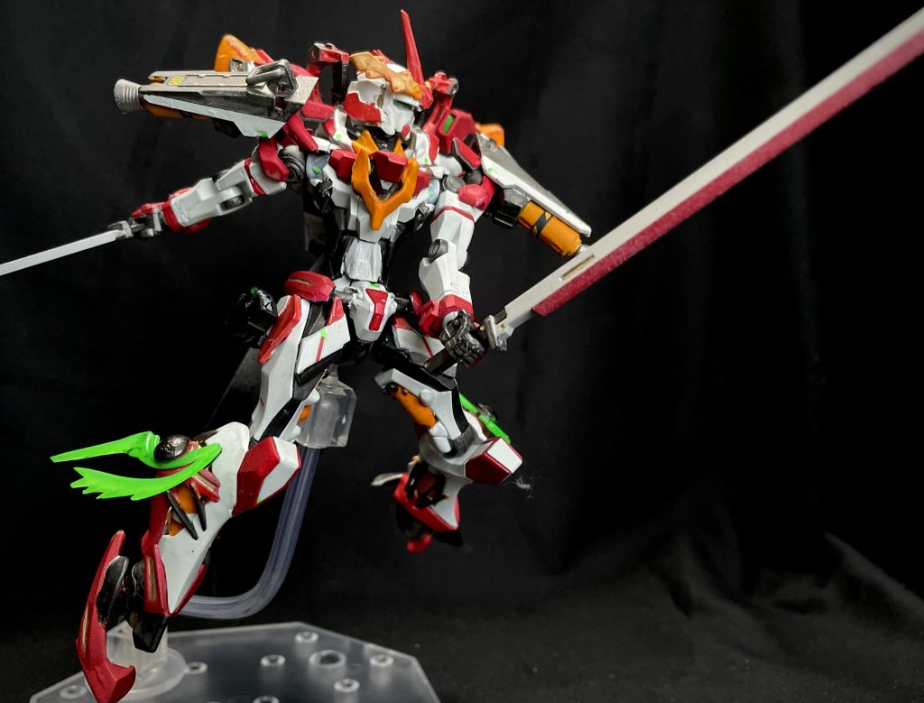 ミキシングのせいで、ジークアクスのフレキシブルな動きが阻害されてしまいましたが、やりたいことは盛り込めたのでヨシとします。