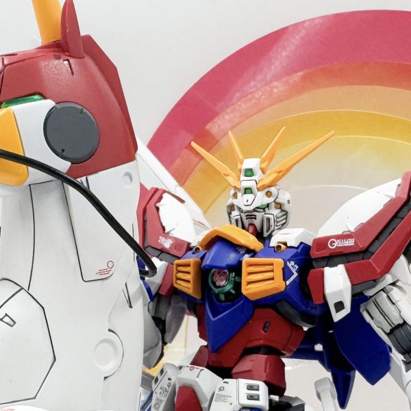 RG 1/144 　GF13-017NJ II ゴッドガンダム　+ 風雲再起　
