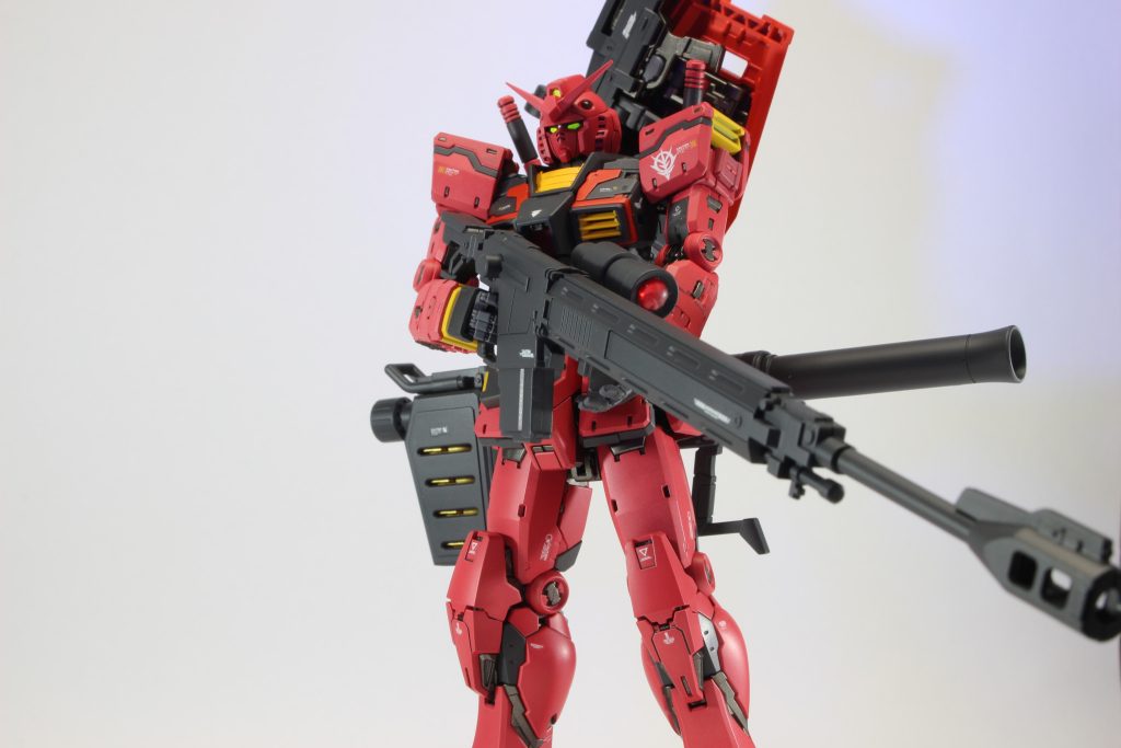 対艦ライフル装備 RG RX78-2 キャスバル専用ガンダム