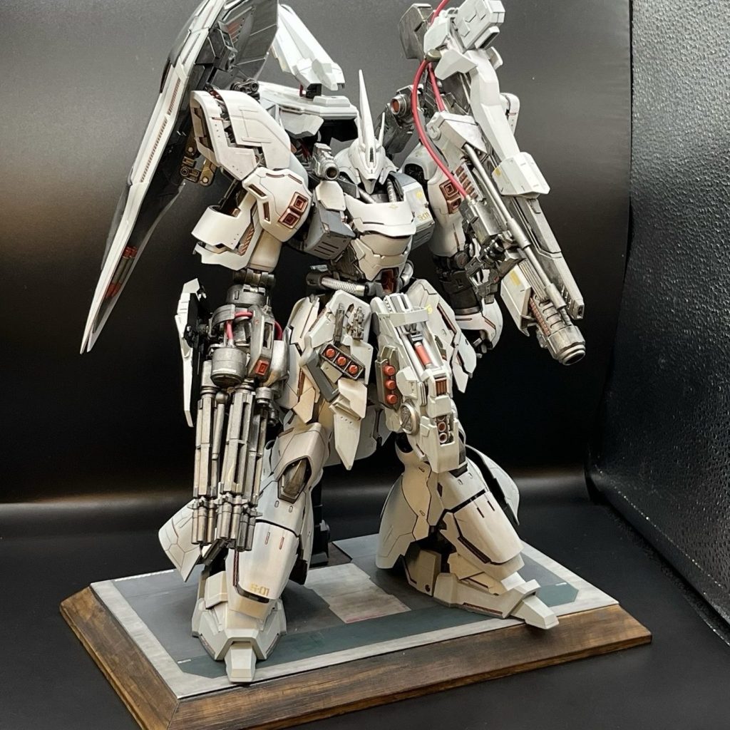 【けん　製作依頼品】RG MSM-004 サザビー　塗装済完成品 RG 1/144 サザビー MSN-04 徹底 改修 塗裝 完成品｜gemodelsさん