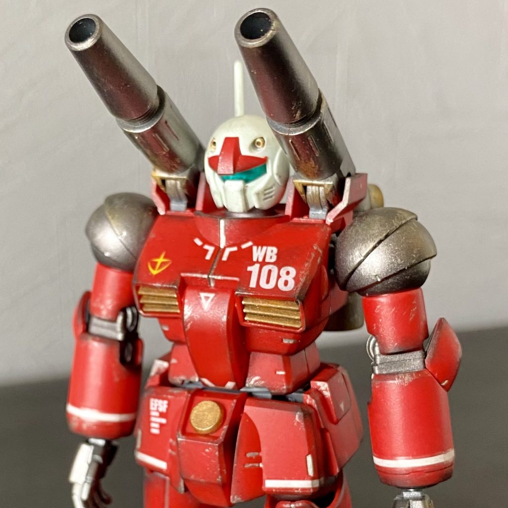 【HGUC】RX-77ガンキャノン　ガンプラ　ジャンク　組立済み完成品 HGUCRevive】RX-77ガンキャノン ガンプラ ジャンク 完成品（MG 1
