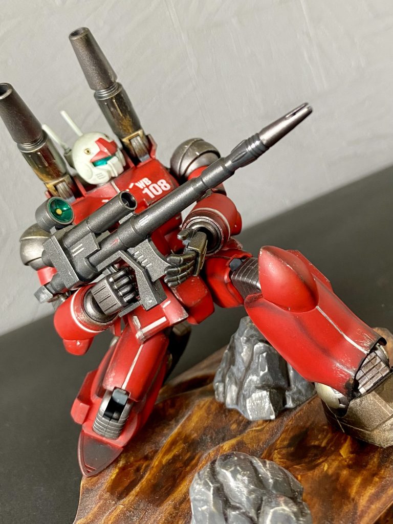 でもこのガンキャノン、めっちゃ可動域がひろい！