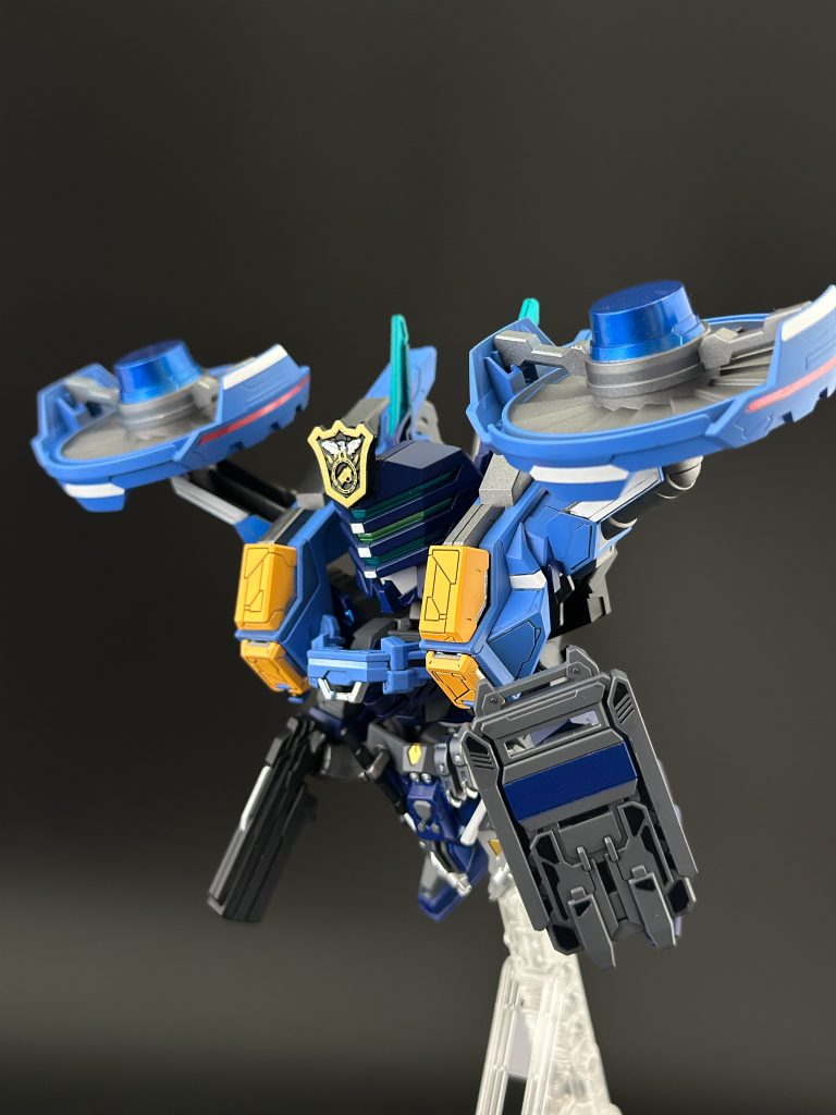 ヴェルデバスター隊員用装備。一応塗って起きました。