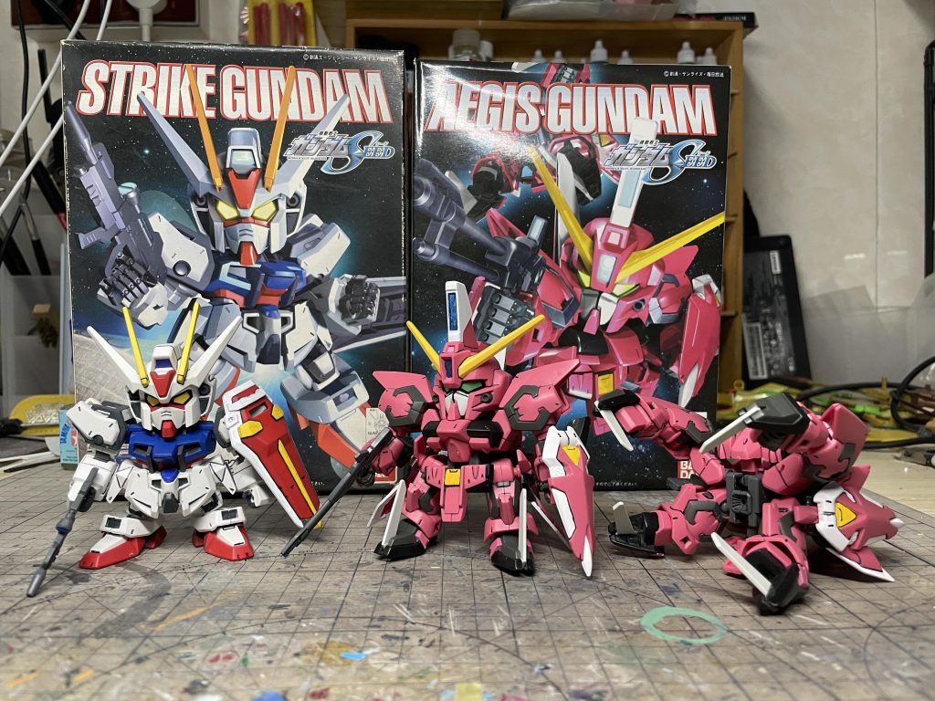 以上が今回のSDイージスガンダムの紹介です。今後も過去作や新作を随時アップしていきます！