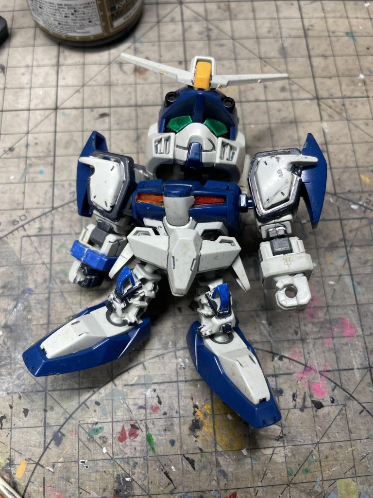 乱暴な塗装をそのまま、二十年も放置した