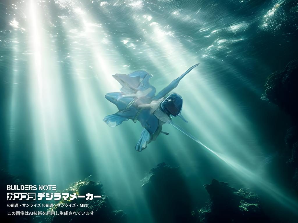 エイまたはイカみたいな可変形態