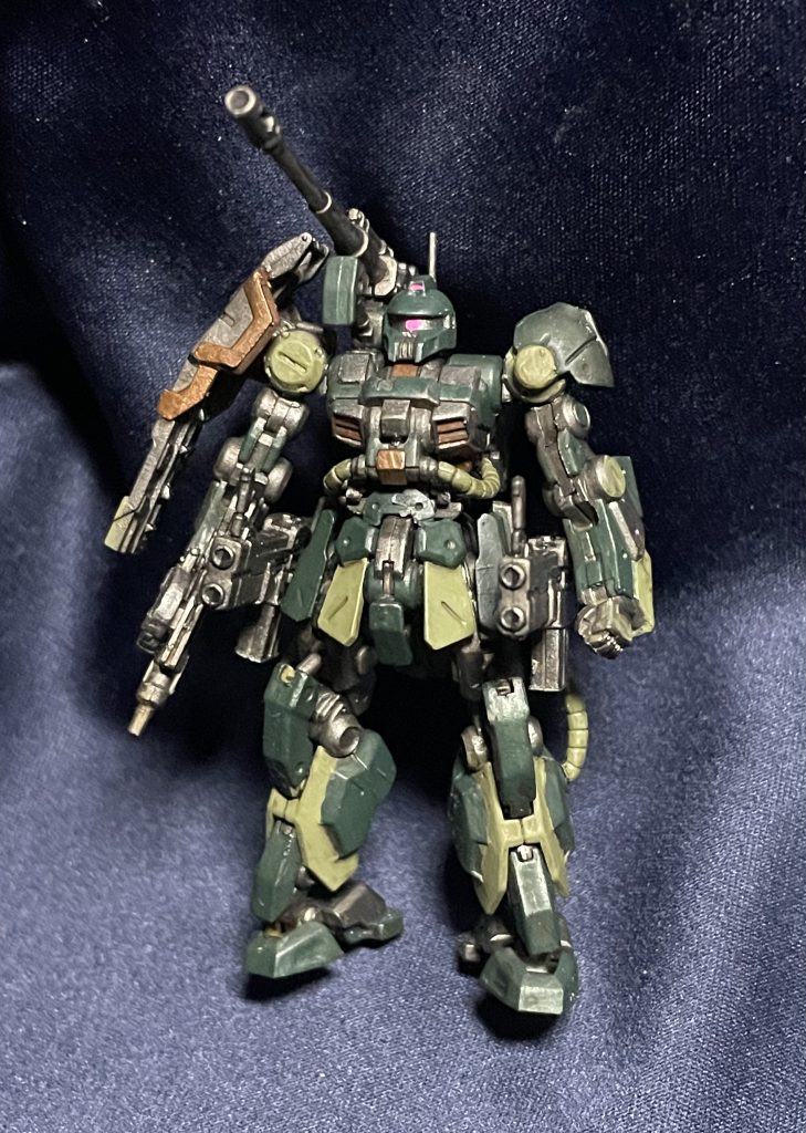 シタデルカラーのシェードで誤魔化す作戦が上手くいったか、、、微妙、、、表面処理もっとちゃんとやればよかったか、、、