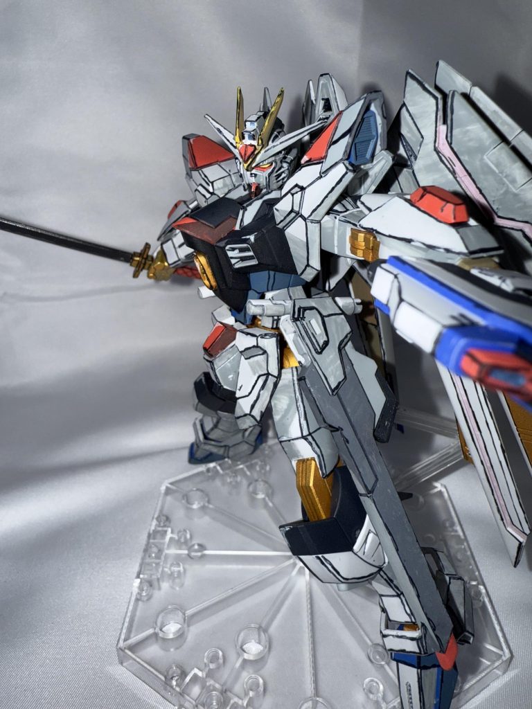 途中で塗料が尽きてムラがすごい