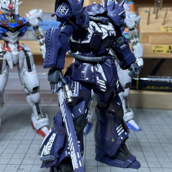 HGUCイフリート・ナハトサロパス&スジボリ等のディテール追加はこの辺で〆　次にモノアイやらマグネットやらメタル等まだまだです😅（6枚目）