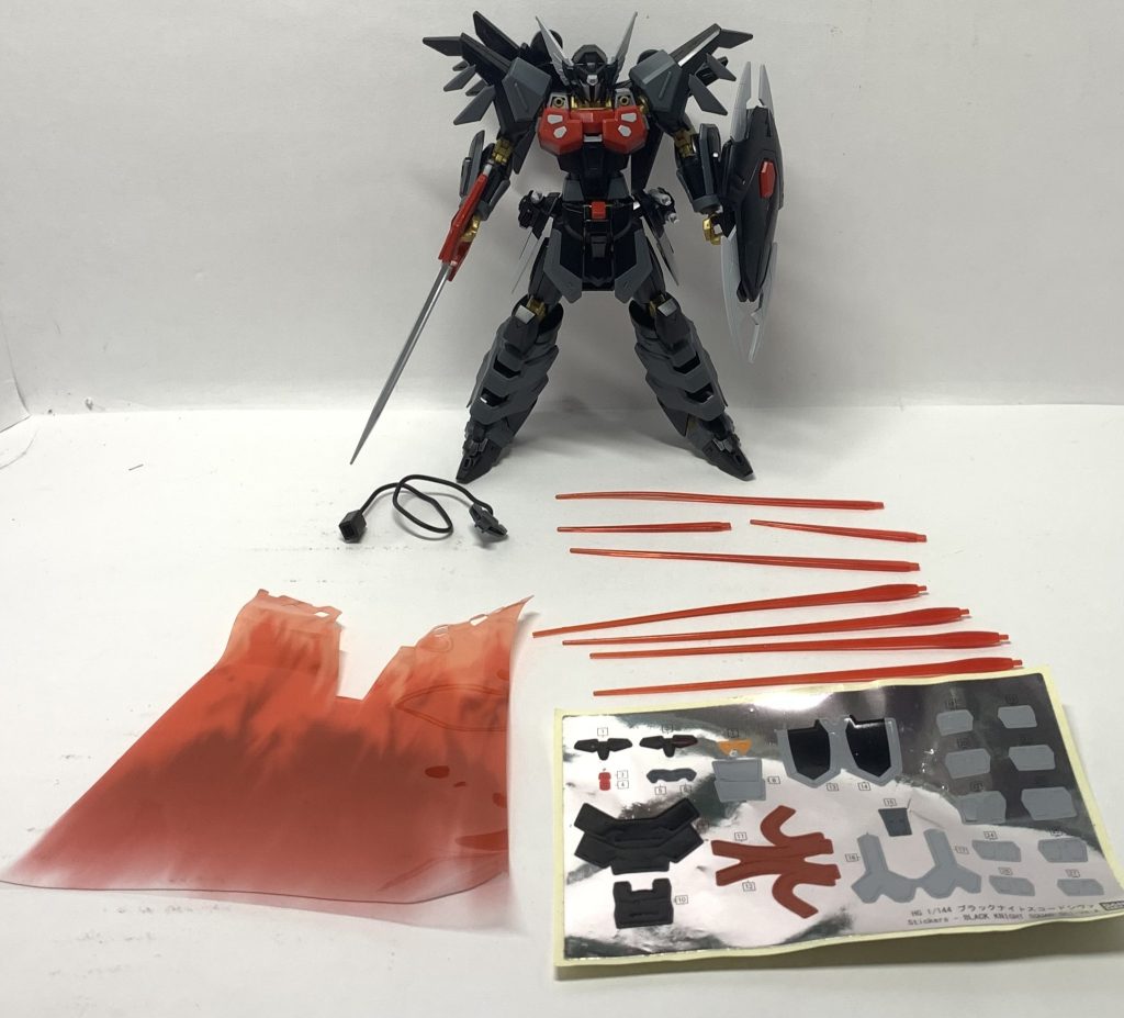 付属品等。稼働範囲は申し分ないですし、黒と金なので色分けもかなりシンプルです腰部の軸関節が固定などありますがかなり動かすのが楽しいキットですダンジョン系の中ボスとかにありそうなデザインですね***ビルドダイバーズRe RISE 二次小説「陰キャアイドルはGBN〈惑星〉を救いたい。」こちらでのつぶやきによる【試し読み】、またpixiv先行にて更新中です二次創作にご興味のおありの方はぜひどうぞ〜