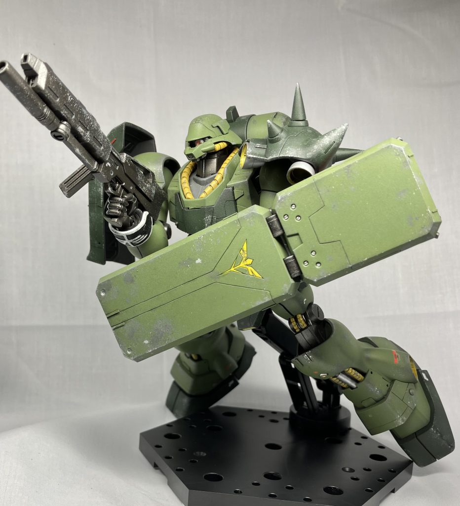 流石にマシンガンのチッピングはやり過ぎでした💦