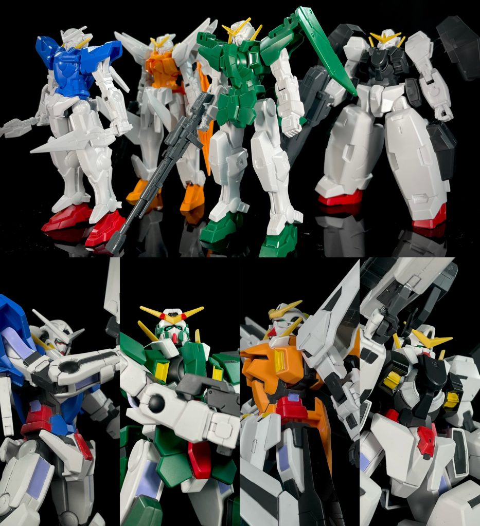 FG ガンダム00 ソレスタルビーイング四機