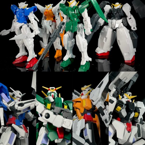 FG ガンダム00 ソレスタルビーイング四機