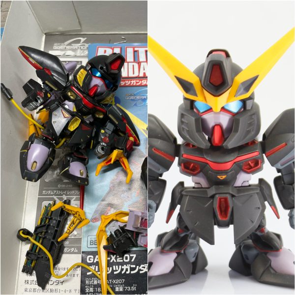 SD ブリッツガンダム　部分塗装リメイク