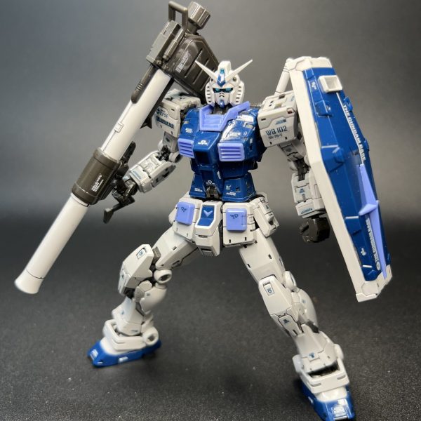 RGシナンジュ(クリアカラー)メカニカルコアメッキ風塗装｜セリカ