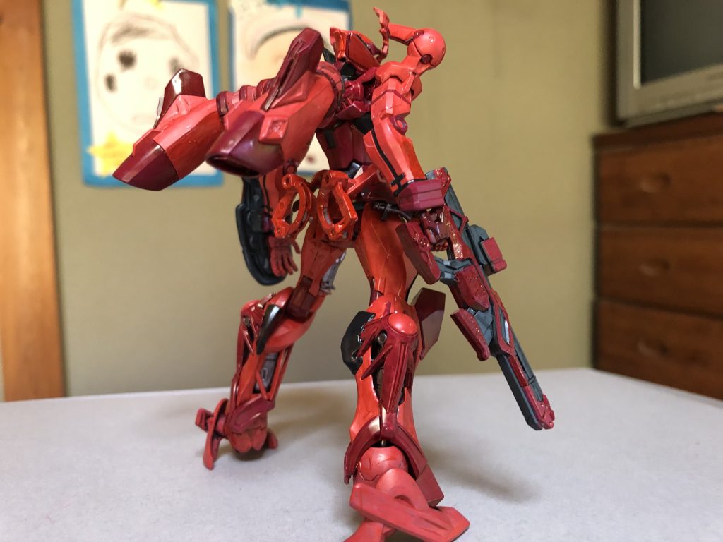 赤いガンダム(クァックス)–4枚目/制作者：ヤマト糊@fcmpCXyhsk1RJ7p