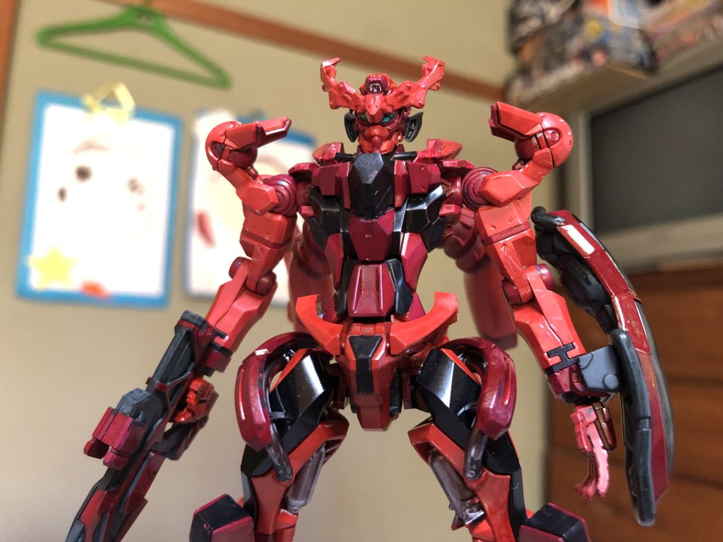 赤いガンダム(クァックス)–5枚目/制作者：ヤマト糊@fcmpCXyhsk1RJ7p