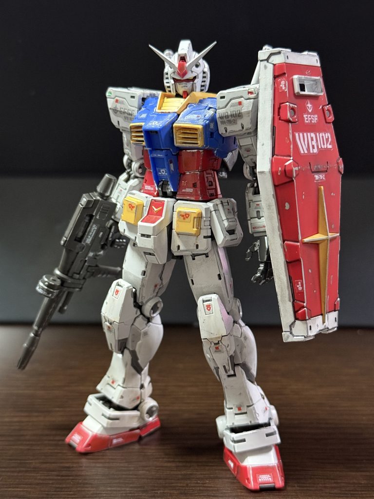 RX78-2 成形色ウェザリング