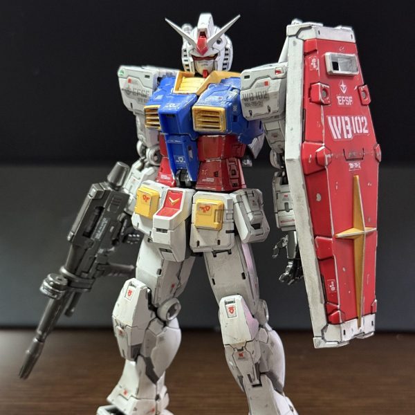 RX78-2 成形色ウェザリング
