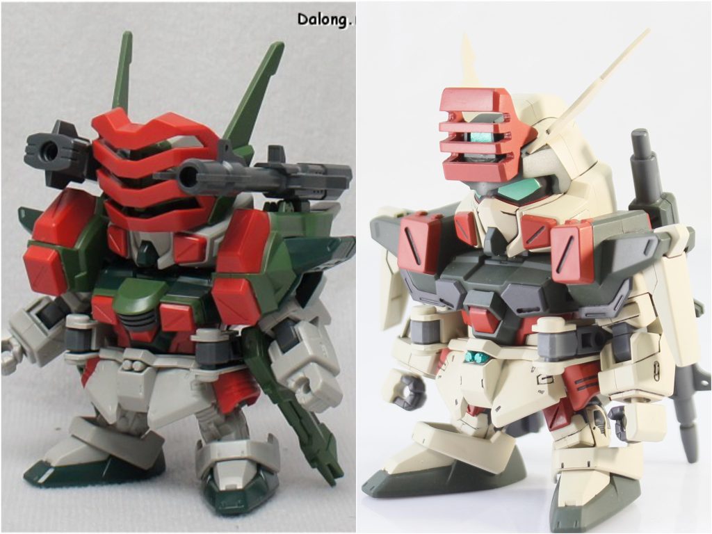 SD改造 バスターガンダム　20年の思いを込めた完全再現