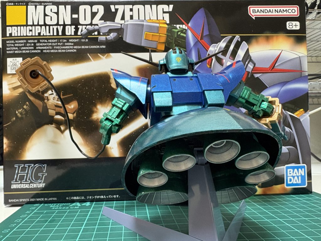 ガンダムマーカーエアブラシでバーニア塗ってみた。ムラはないけどガンダムマーカーエアブラシは微妙。。。お手軽ではあるけども。