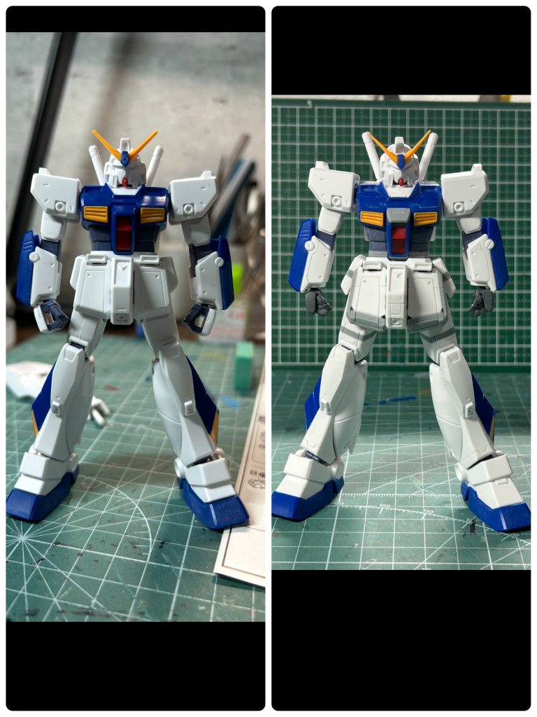 制作途中ですが、ビフォーアフターです。かなりスタイルが改善されていると思います。