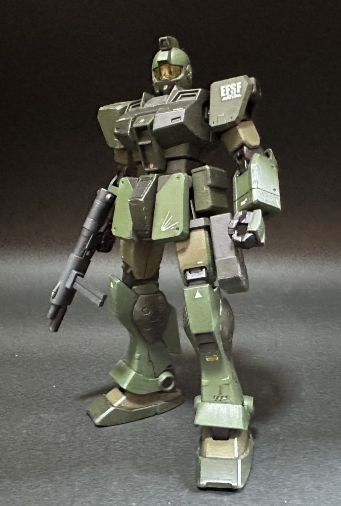 今月のジム　ＨＧ　ジム　ジャブロー配備タイプ