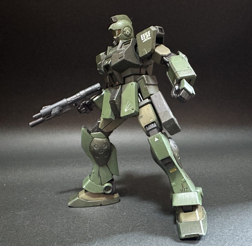 スナイパーライフルやでっかいビームキャノンよりこういう装備のジムの方が好きだなぁ。ガンプラ完成品　2025　その19
