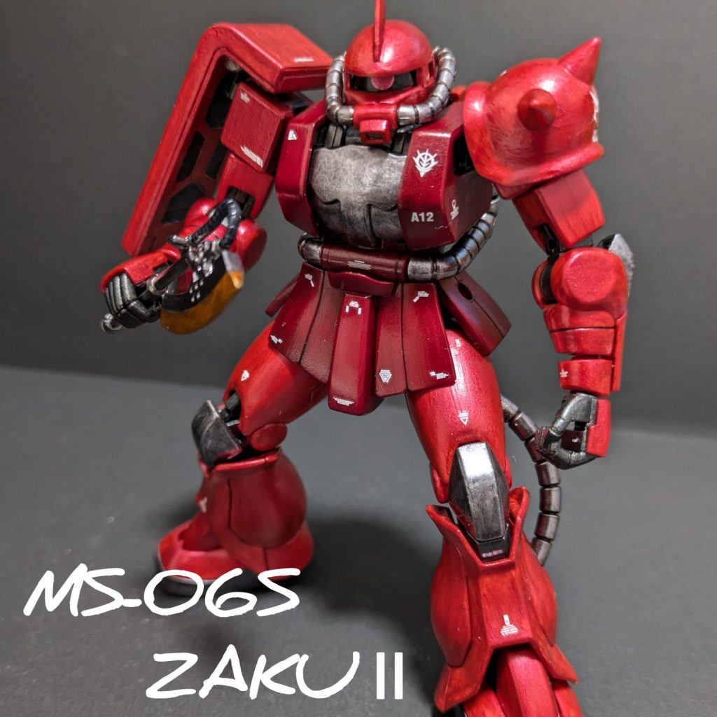HGシャア専用ザクⅡ 塗装完成品 HGシャア専用ザクII｜sayさんのガンプラ作品｜GUNSTA（ガンスタ）