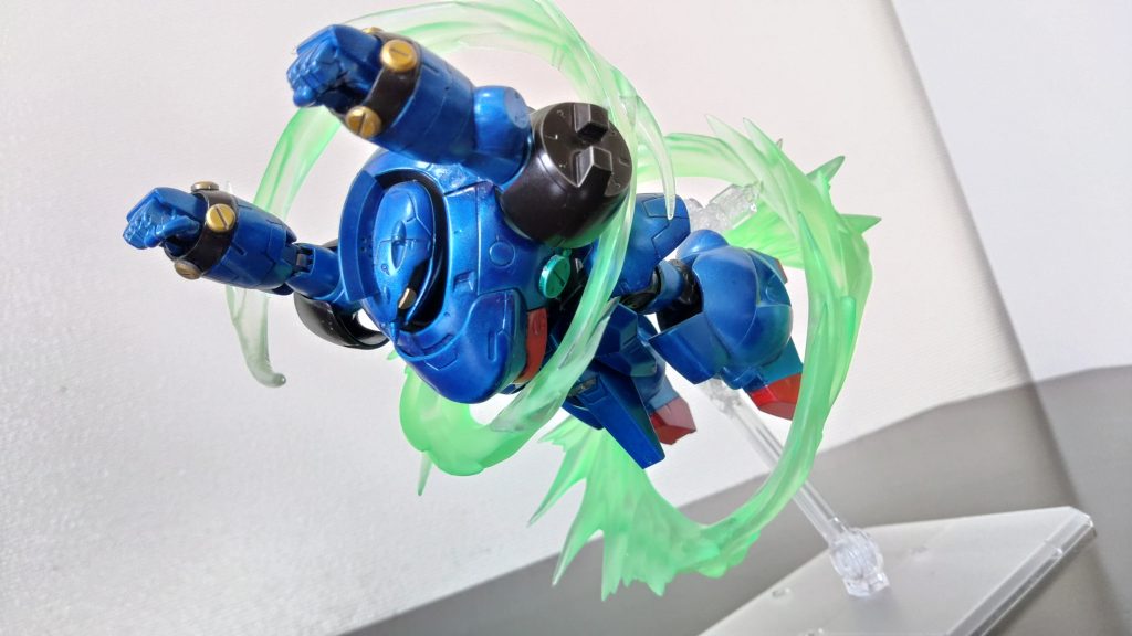 「ローリング・アタック」アイアンロディ28号を高速で錐揉み回転させ、敵を貫くという無人モビルスーツならではの荒業である!(コン・バトラーVの超電磁スピンから目をそむく・・・。)