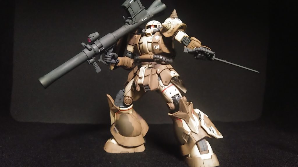 HG高機動型ザク　地上用（セルマ機）–4枚目/制作者：むーたった