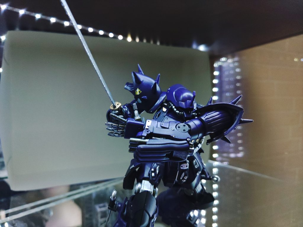 肩関節まわりも削りこみで可動アップしてます。