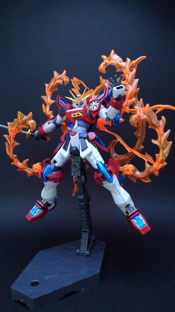 エフェクト盛り盛り状態「炎」の字がシルエットとして浮かび上がって見えていただけたら嬉しいかもです