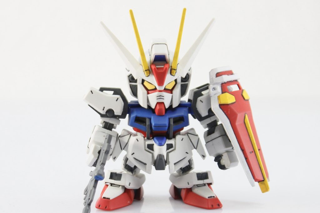 SD ストライクガンダム　部分塗装リメイク–2枚目/制作者：Asian