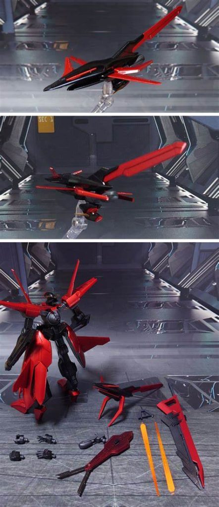 コアファイターと付属品一式。